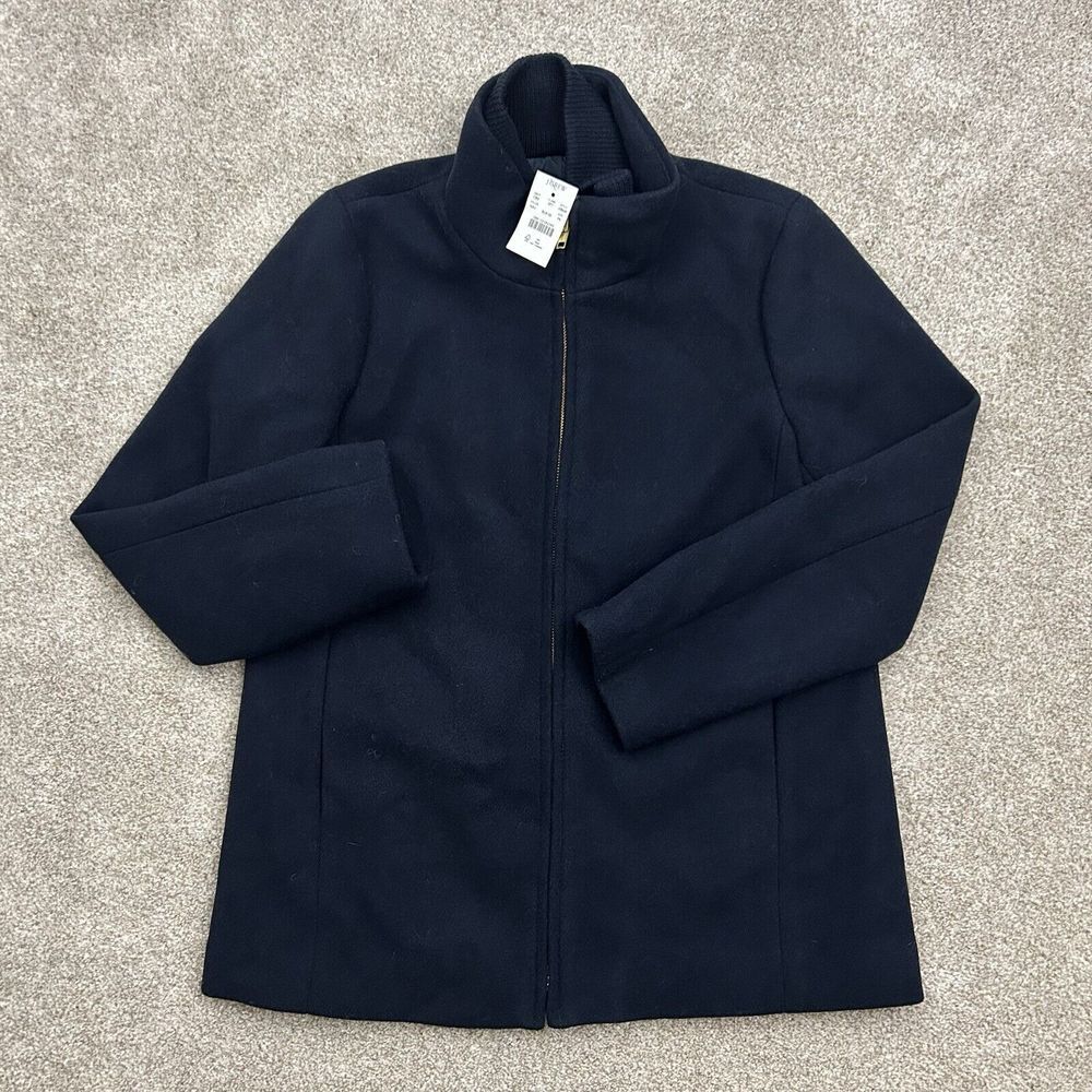 J. Crew Black Pea Coat